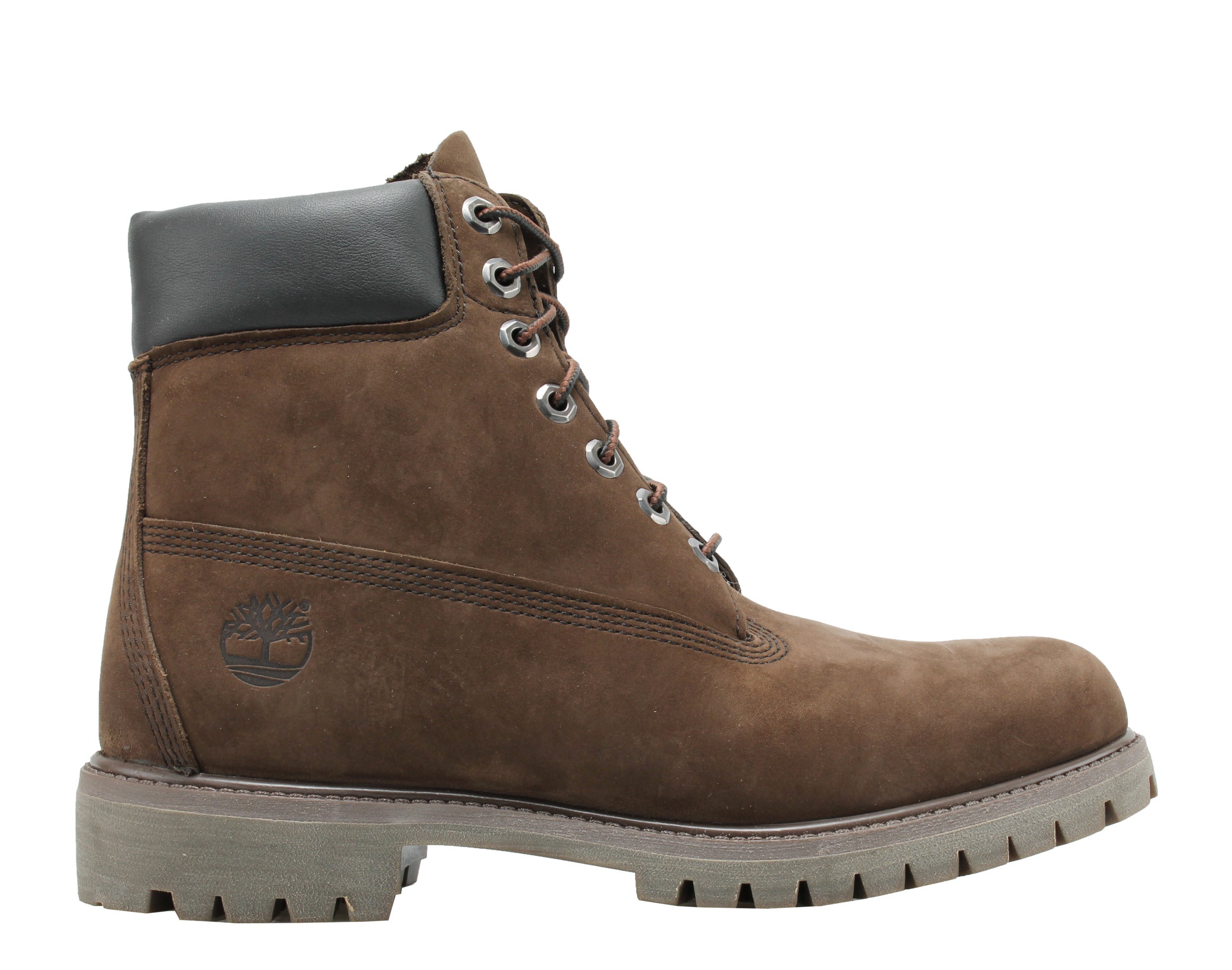 Dark tan timberland clearance boots