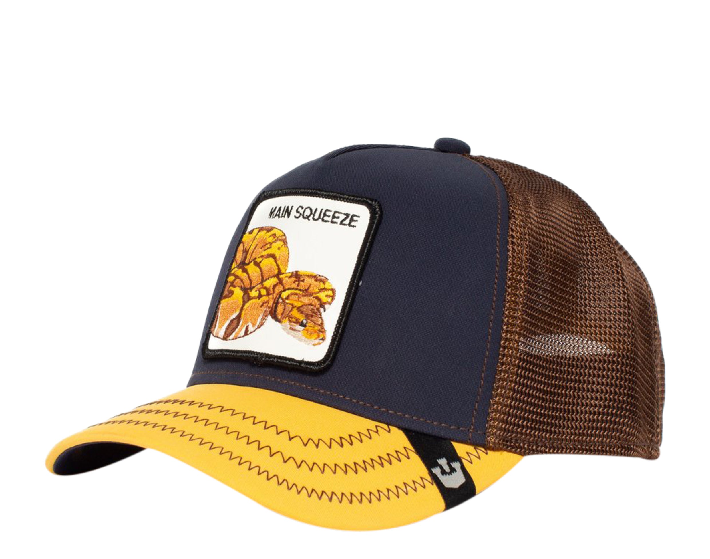 Goorin Bros - The Farm - Main Squeeze Navy/Yellow Men's Trucker