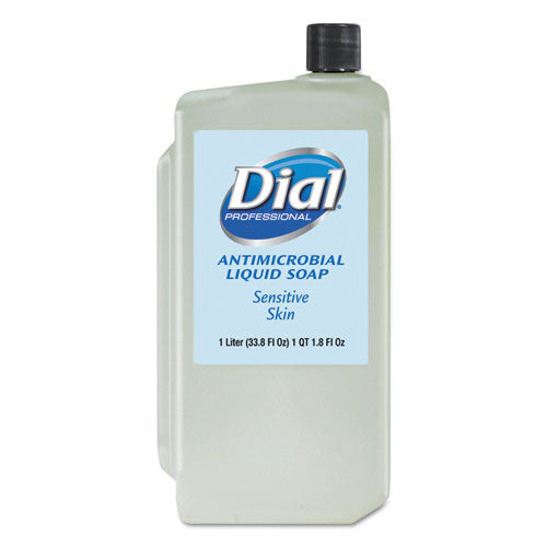 Dial Antimicrobial Soap For Sensitive Skin Floral Scent 1 Liter Refill (8 Pack) 82839