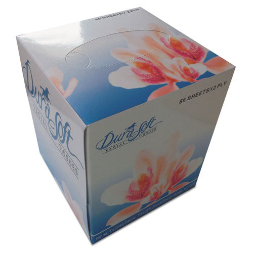 General Supply Facial Tissue Cube Box 2 Ply 85 Sheets White (36 Pack) GEN852E