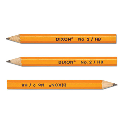 Dixon Golf Wooden Pencils, 0.7 mm, HB (#2), Black Lead, Yellow Barrel, –  Becauze