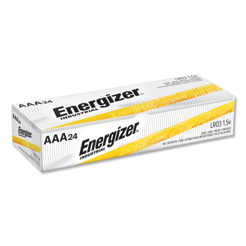 Energizer AAA Industrial Alkaline Batteries 1.5V (24 Count) EN92