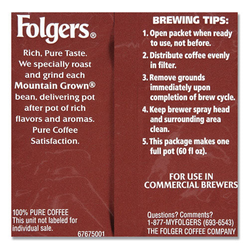 Folgers Coffee Gourmet Supreme 1.75 oz Fraction Pack (42 Count) 06437