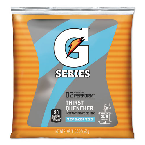 Gatorade Powdered Drink Mix Glacier Freeze 21oz Packet (32 Count) 33677