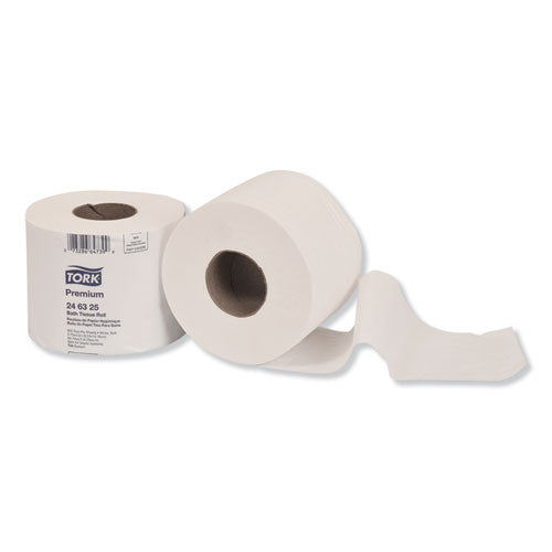 Tork Premium Bath Toilet Tissue Paper 2 Ply 625 Sheets White (48 Rolls) 246325