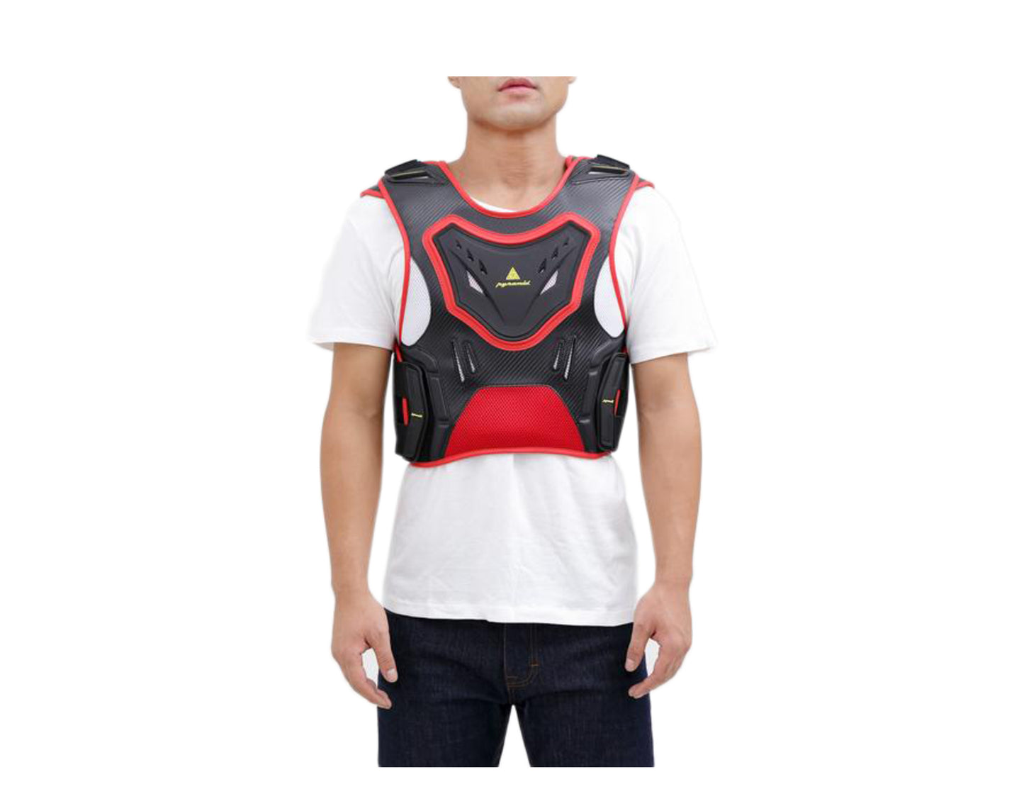 Black Pyramid Street-X Vest Red/Black Chris Brown Motorcross Y6162251-RED