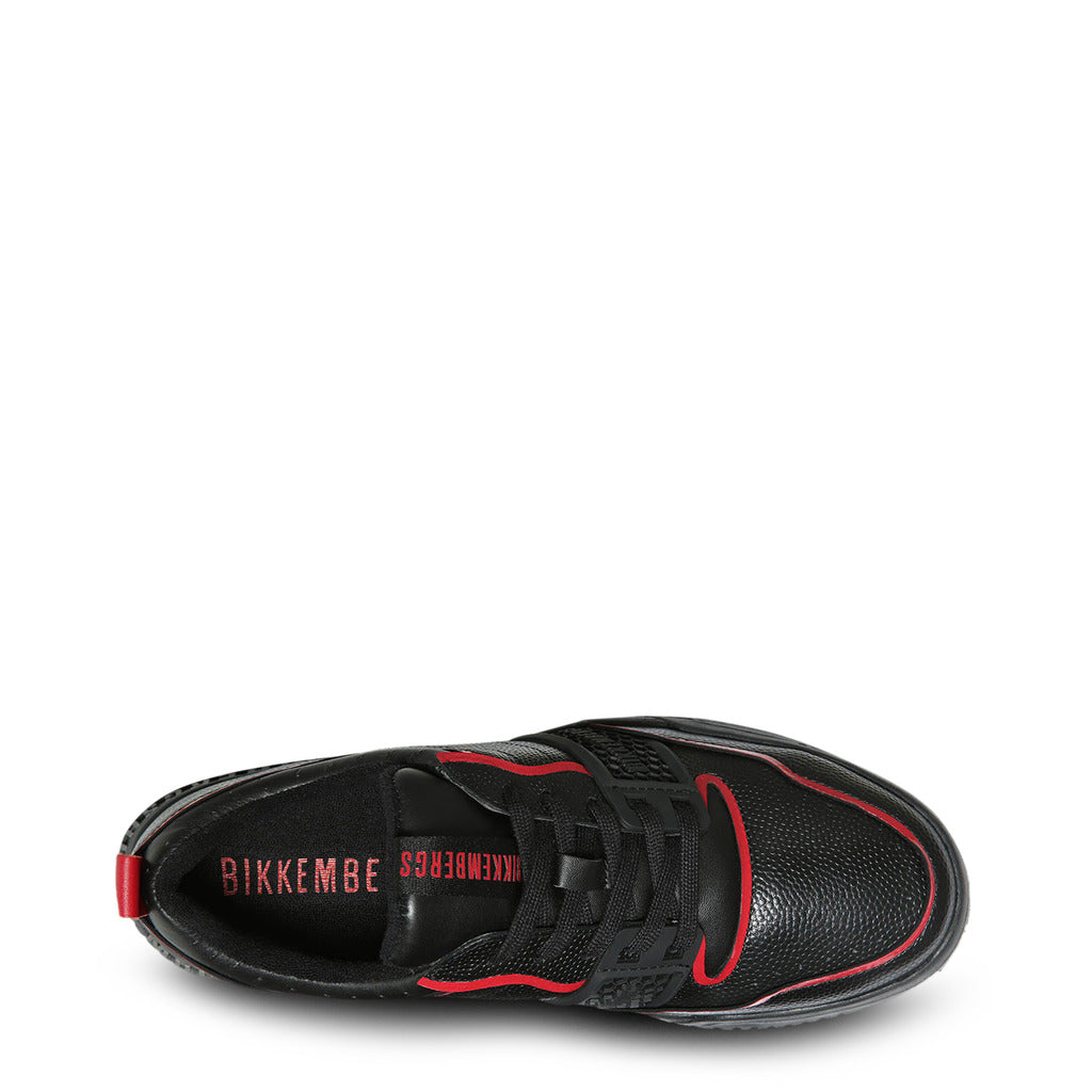 Bikkembergs Scoby Leather Basketball Black Men's Shoes 202BKM0102001
