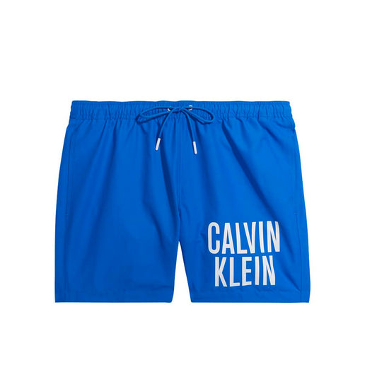 Calvin Klein Medium Drawstring Intense Power Dynamic Blue Men's Swim Shorts KM0KM00794C4X