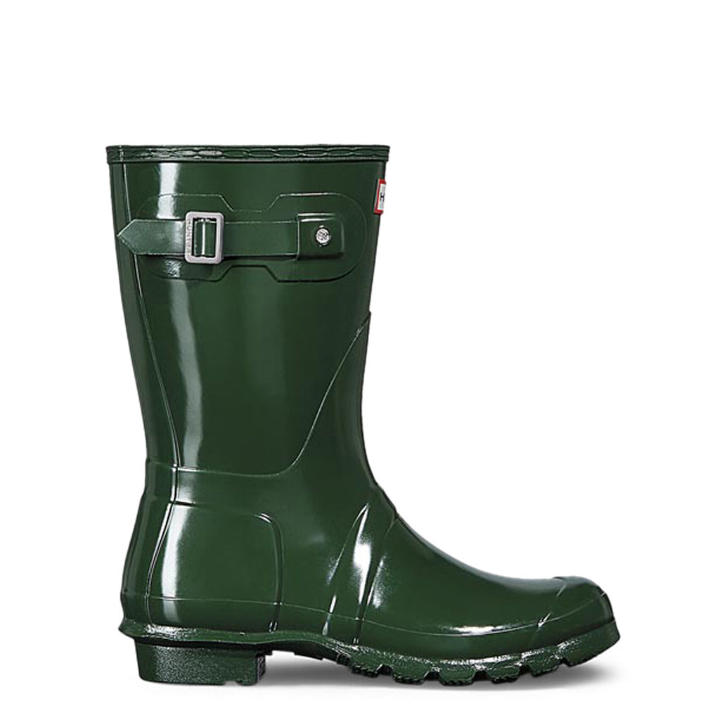 Dark green hunter rain on sale boots