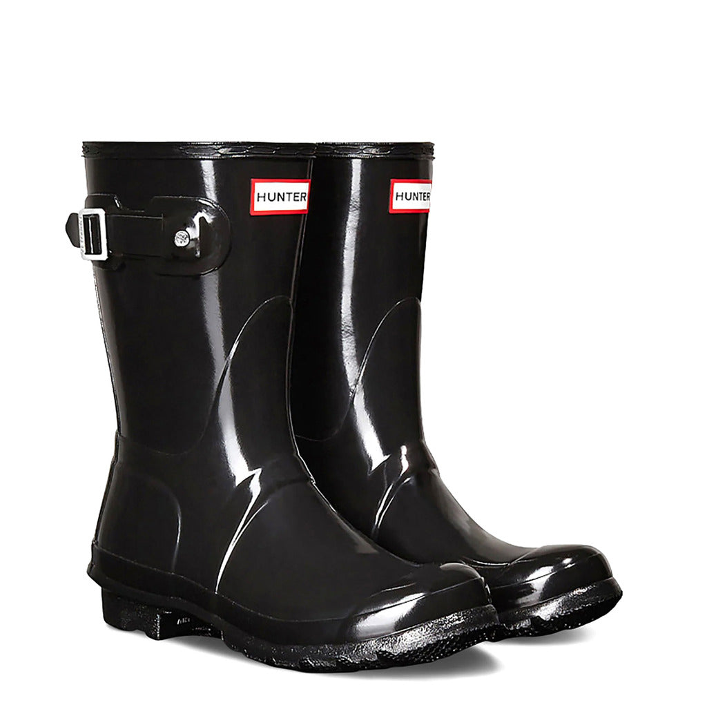 Hunter Original Short Gloss Dark Olive Women's Rain Boots WFS1000RGL-DOV