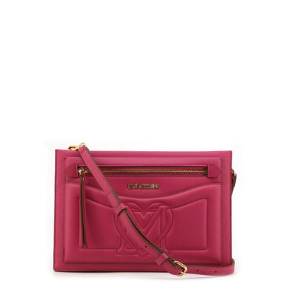 Love Moschino Logo Pink Women's Clutch Bag JC4125PP1GLV0615