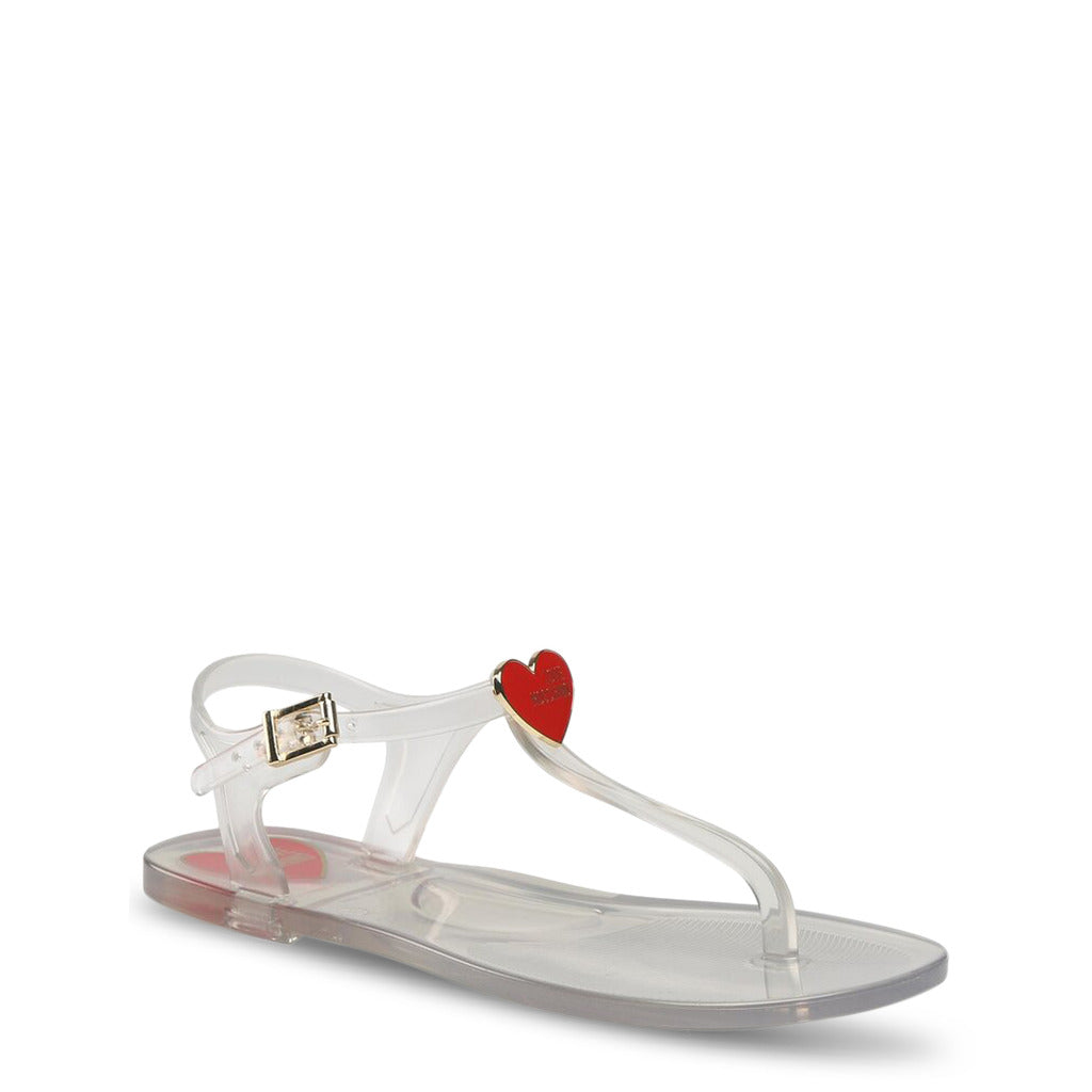 Love moschino discount jelly thong sandals