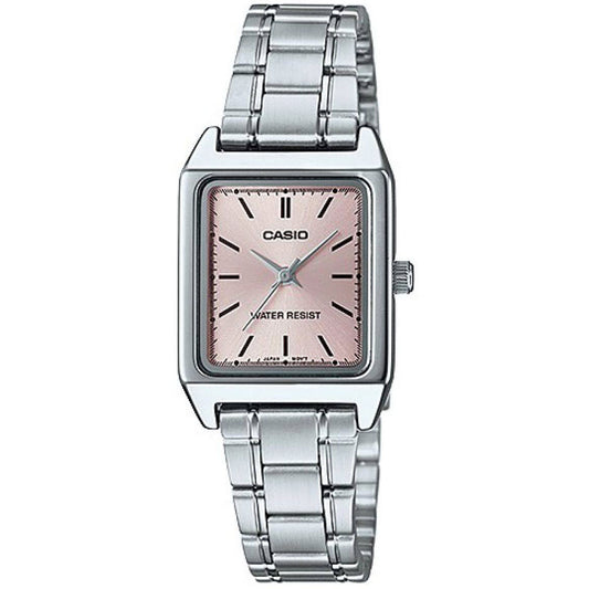 Casio Ladies' Classic Analog Watch Pink LTP-V007D-4EVDF