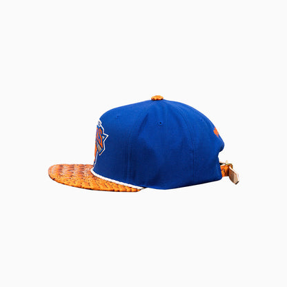 Breyer's Buck 50 New York Knicks Hat With Leather Visor
