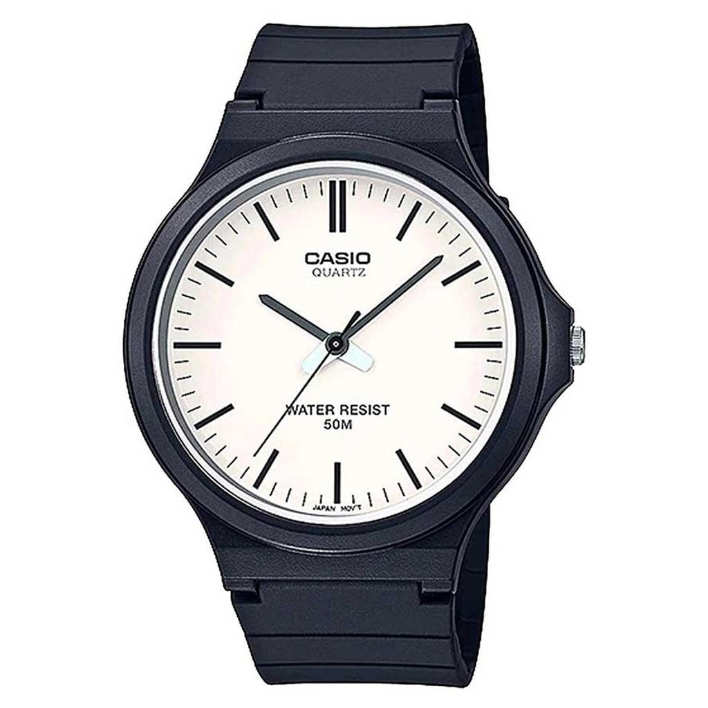 Casio Classic Analog Watch White Dial MW-240-7EV