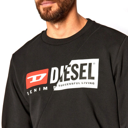 Diesel S-Girk-Cuty Black Men's Sweatshirt A003490IAJH900
