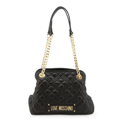 Love Moschino Shiny Quilted Black Women's Shoulder Bag JC4014PP1GLA0000