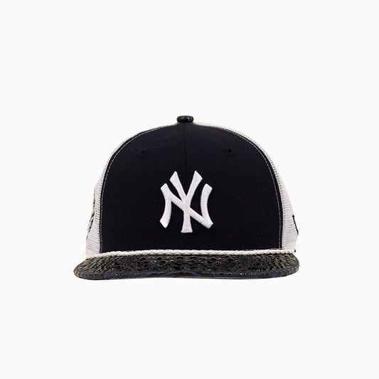 Breyer's Buck 50 New York Yankees Trucker Hat With Leather Visor