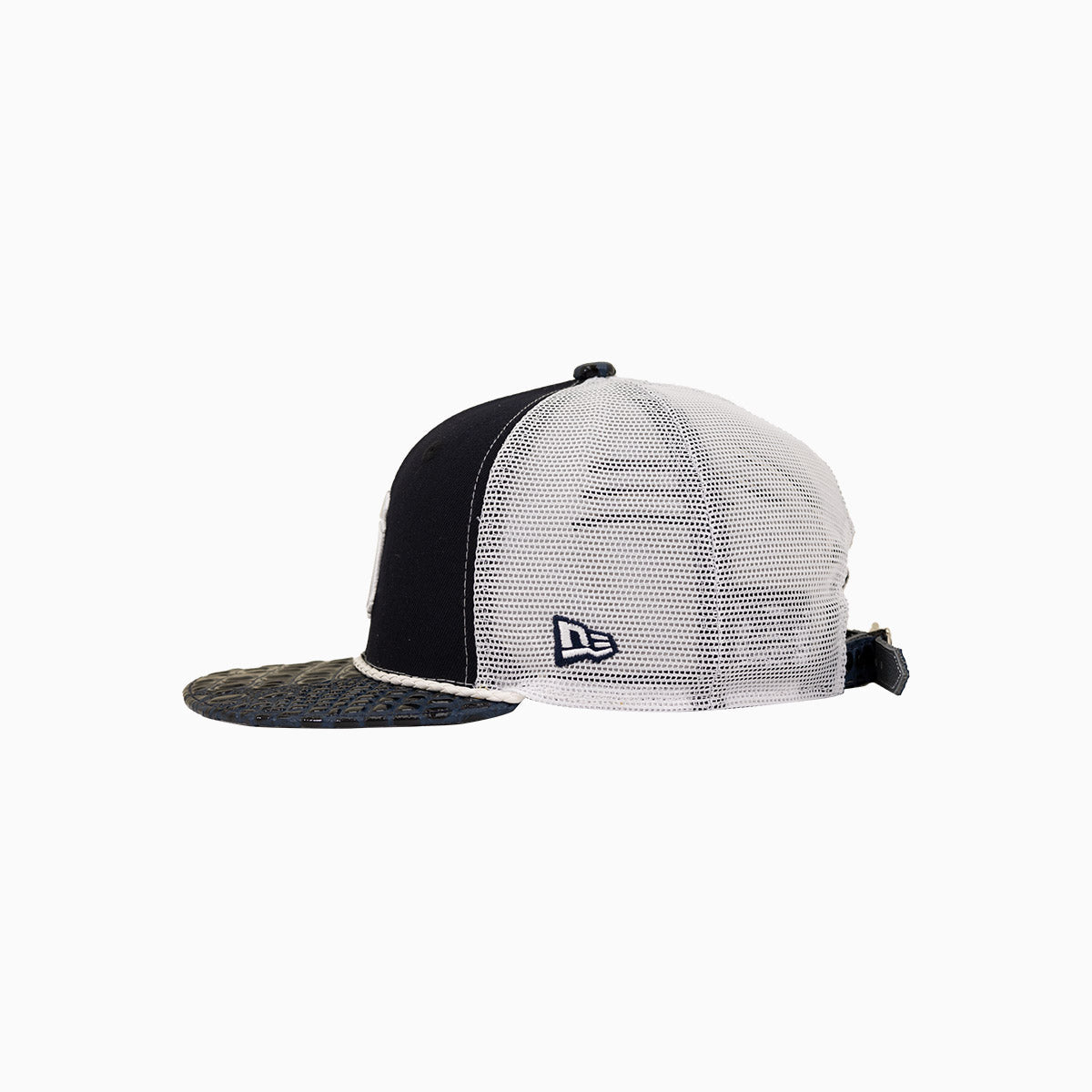 Breyer's Buck 50 New York Yankees Trucker Hat With Leather Visor