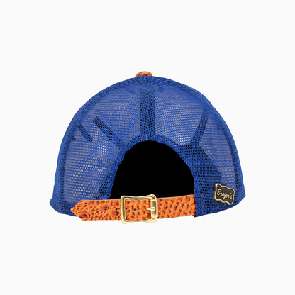 Breyer's Buck 50 New York Knicks Trucker Hat With Leather Visor