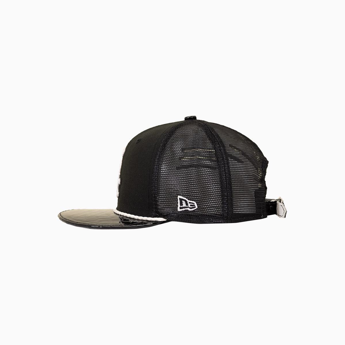 Breyer's Buck 50 Chicago White Sox Trucker Hat With Leather Visor