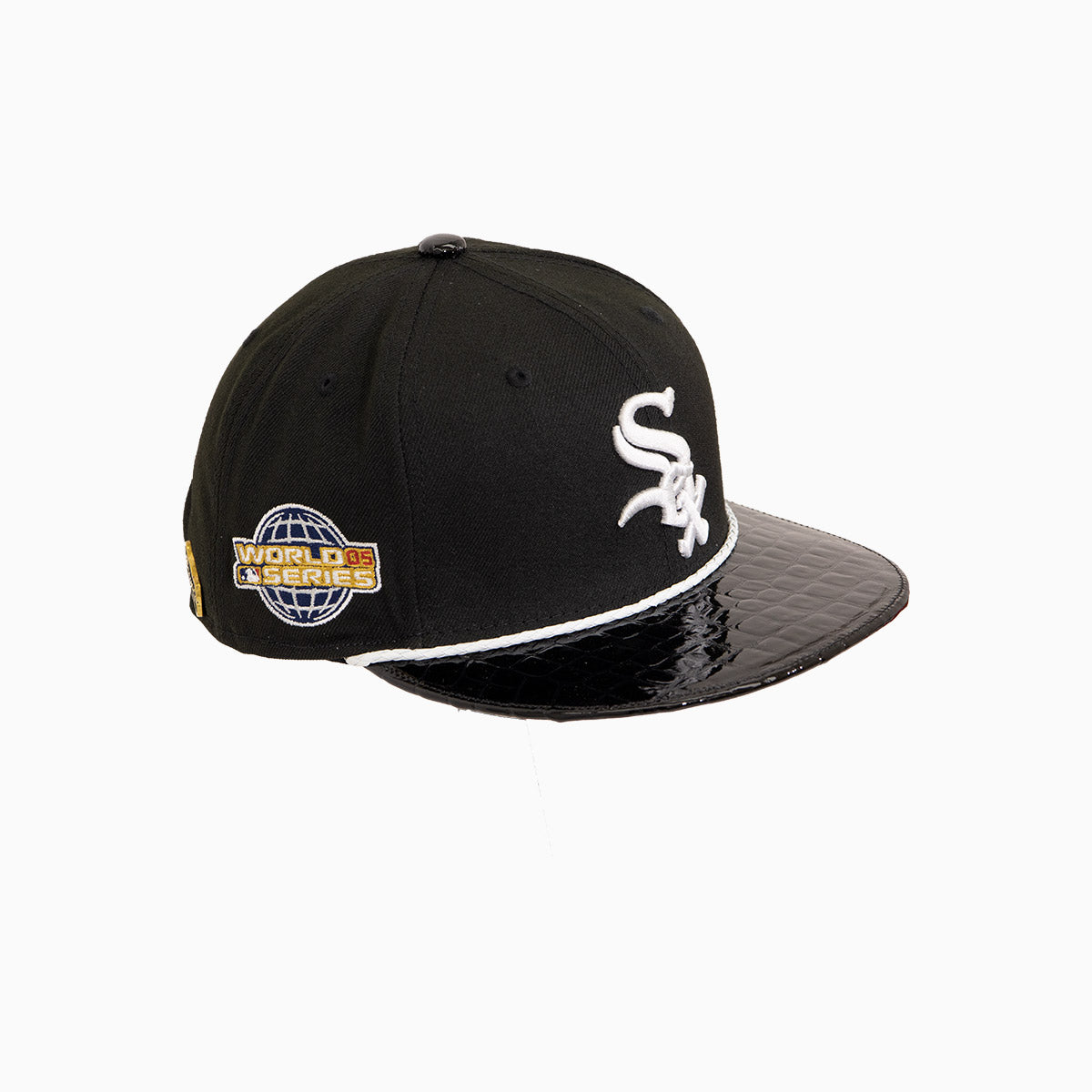Breyer's Buck 50 Chicago White Sox Hat With Leather Visor