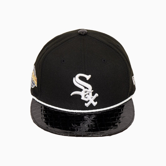 Breyer's Buck 50 Chicago White Sox Hat With Leather Visor