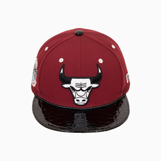 Breyer's Buck 50 Chicago Bulls Hat With Leather Visor