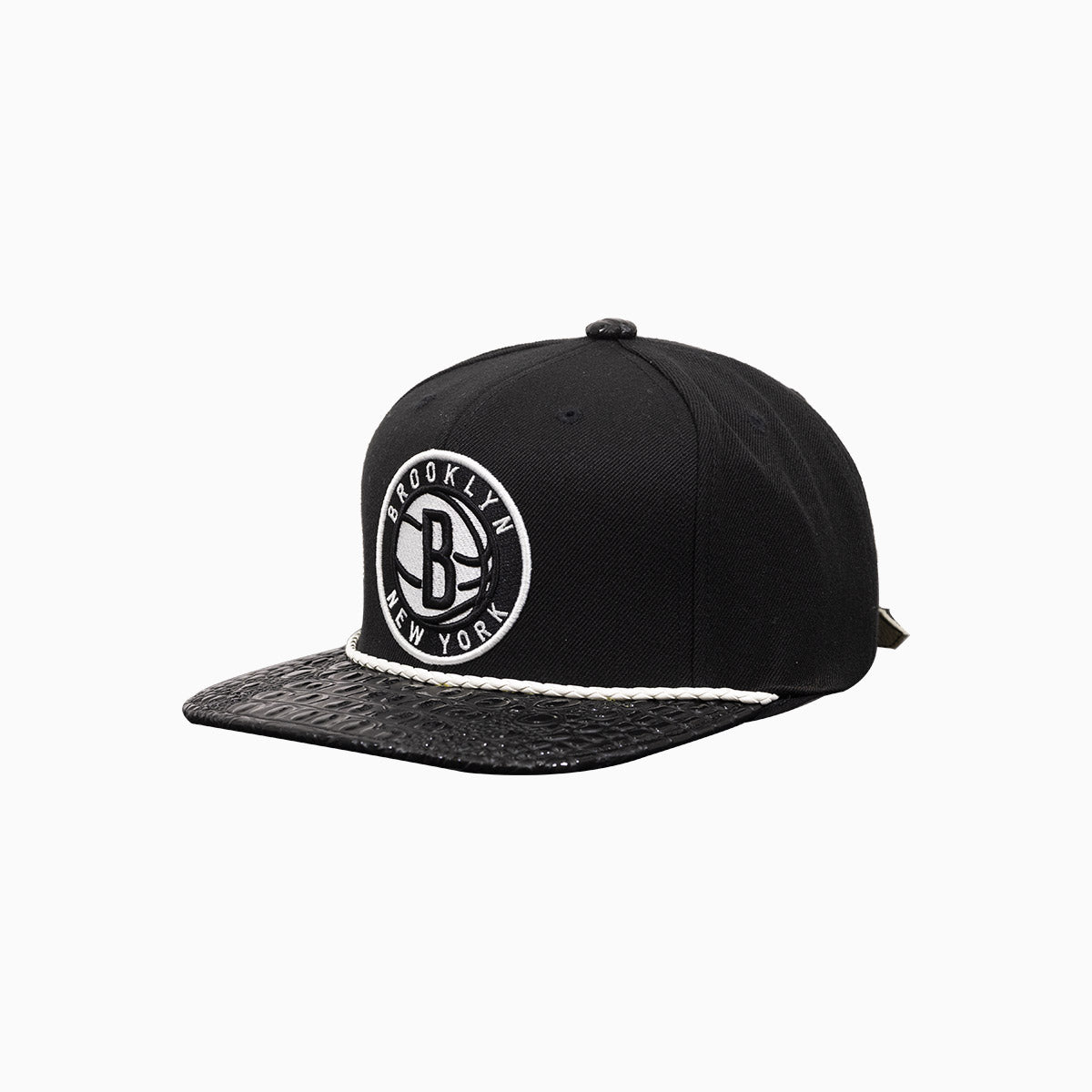 Breyer's Buck 50 Brooklyn Nets Hat With Leather Visor