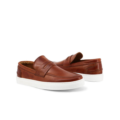 Duca di Morrone Enea-Pelle Brown Men's Shoes