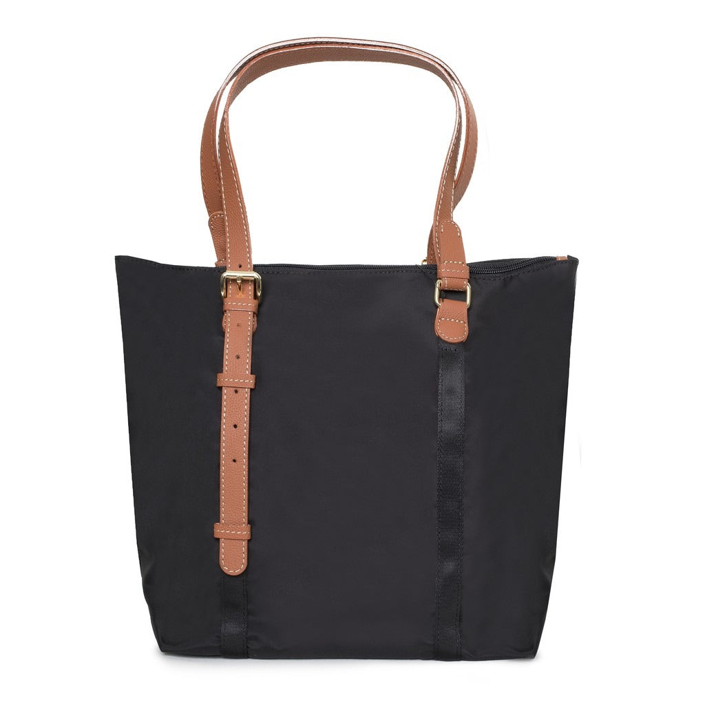 Brics sold black tote leather straps