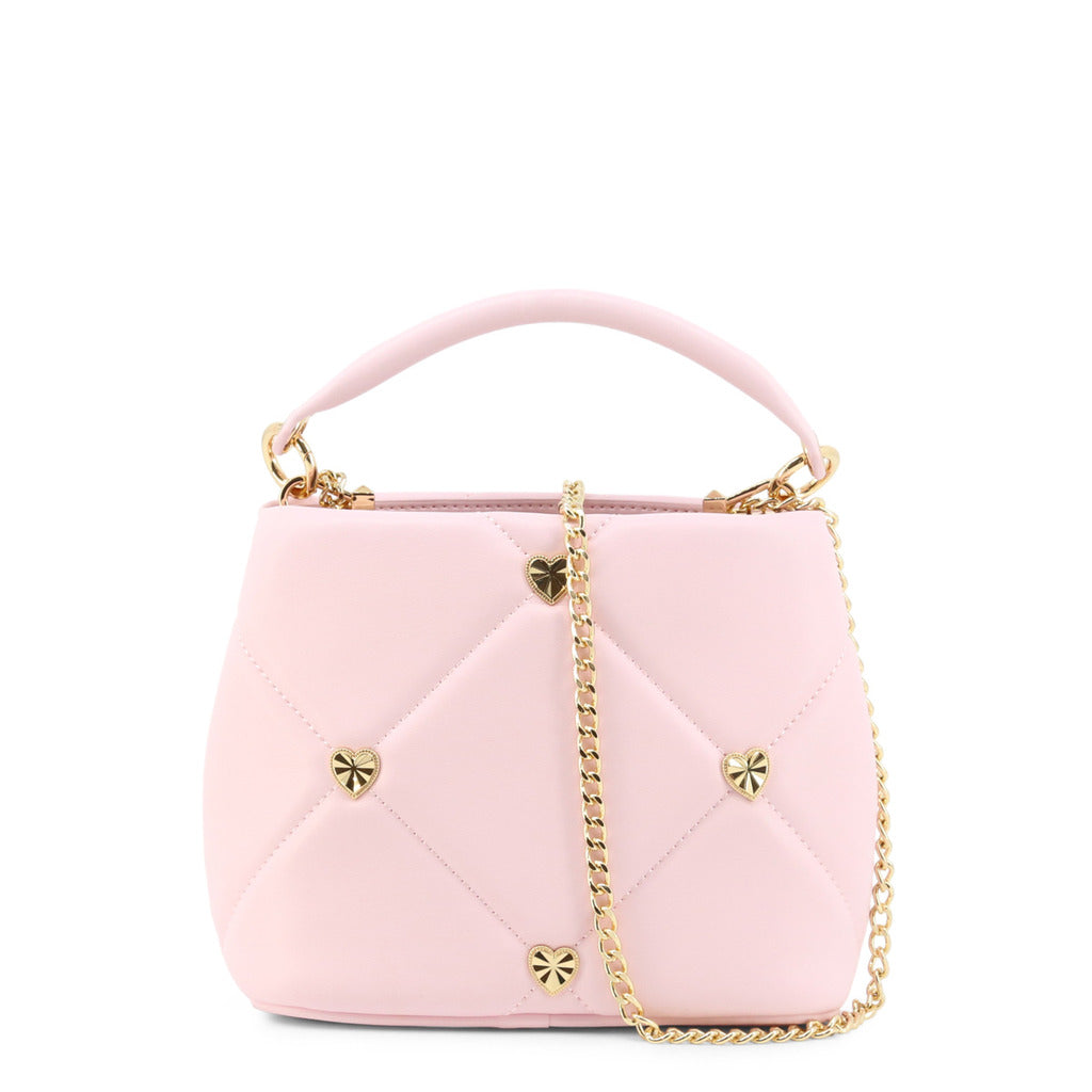 Love Moschino Jewel Hearts Pink Women's Small Handbag JC4082PP1GLZ0601