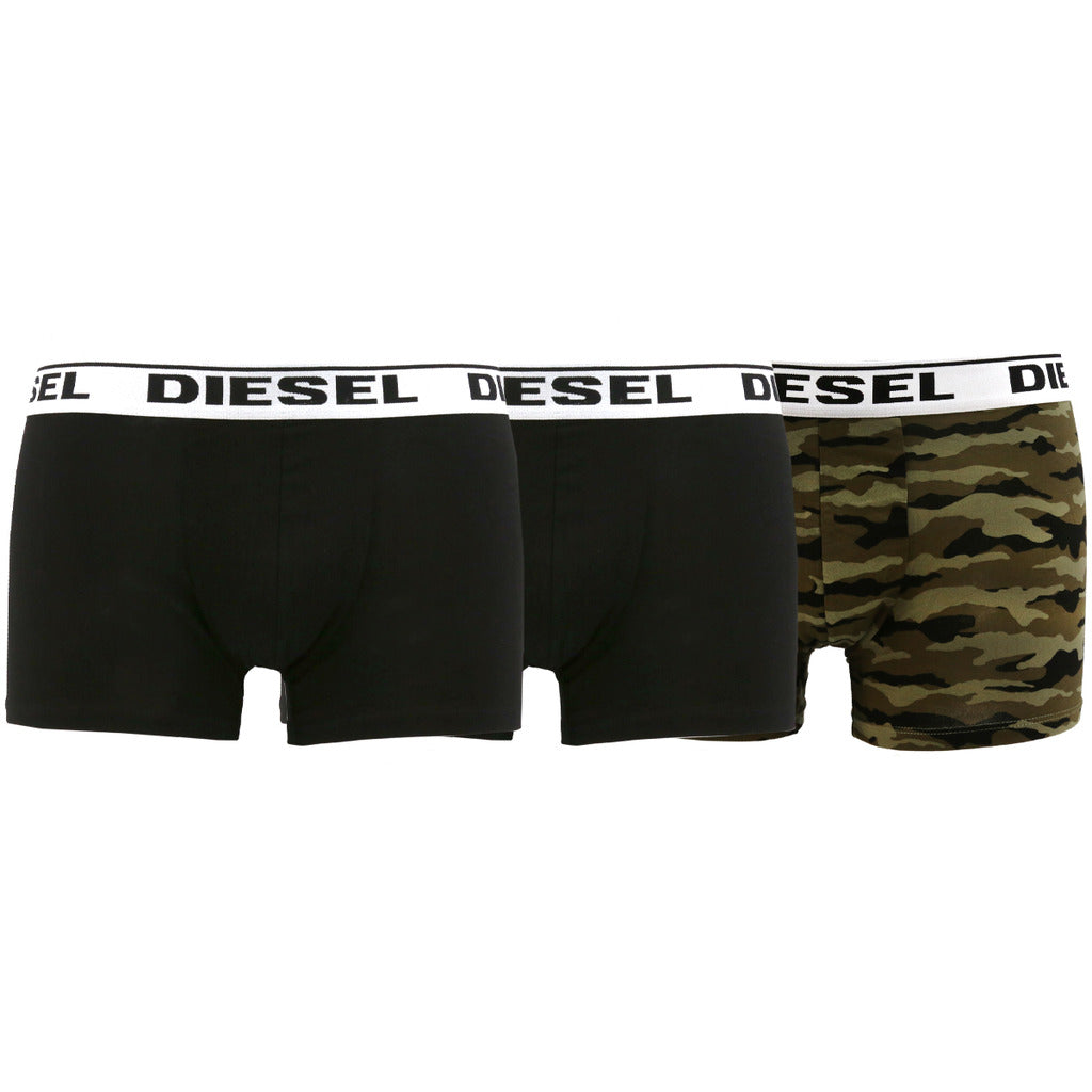 Diesel Kory 3-Pack Boxer Briefs Black/Camouflage Men's Underwear 00CKY3RHASOE4113