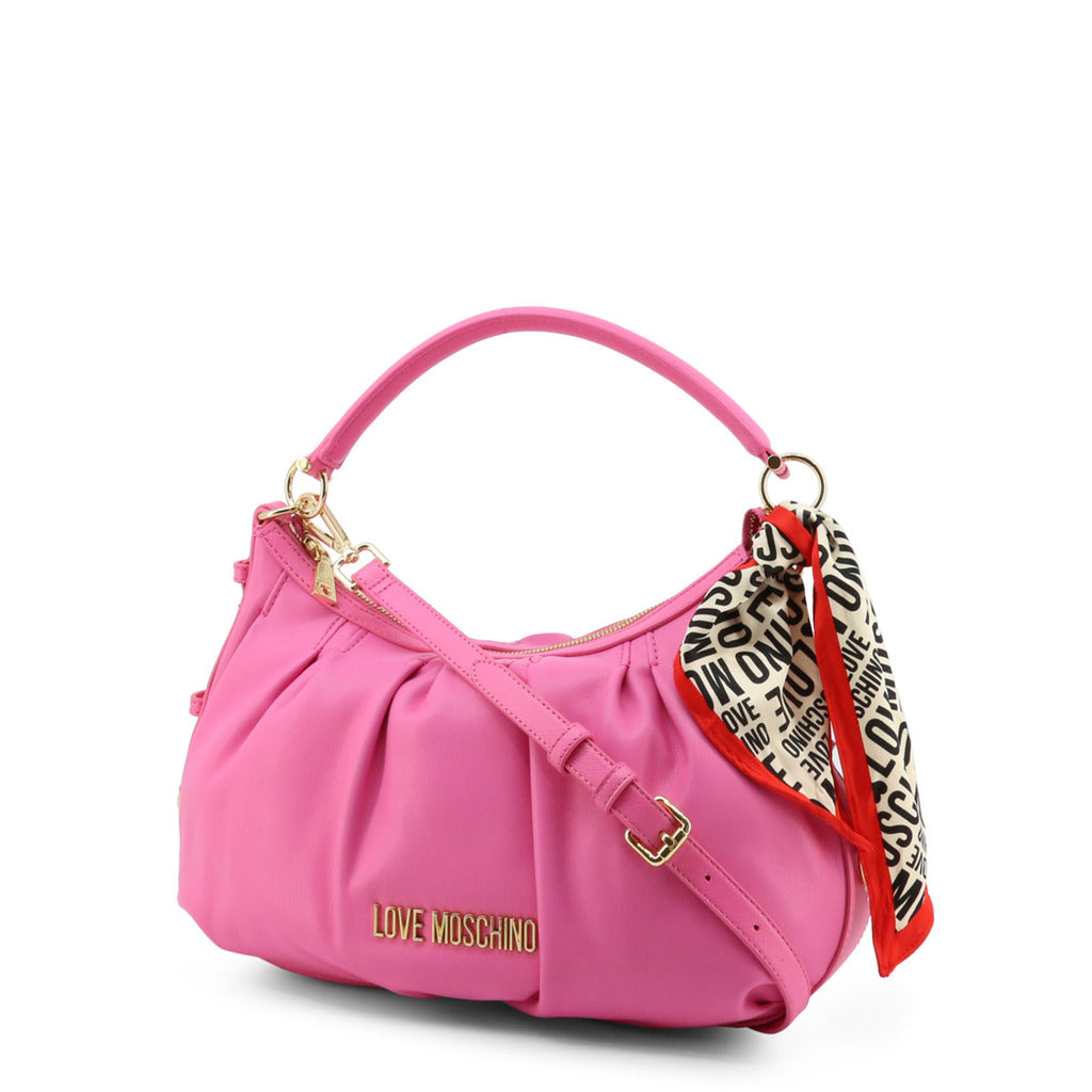 Love Moschino Hobo with Neckerchief Pink Women's City Bag JC4039PP1GLE163A