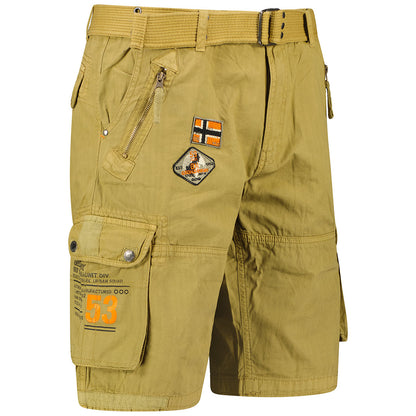 Geographical Norway Paintball-251 Brown Men's Shorts SX1376H