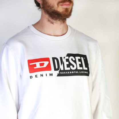 Diesel S-Girk-Cuty White Men's Sweatshirt A003490IAJH100
