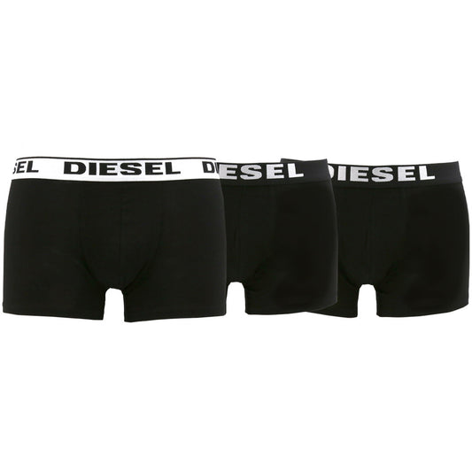 Diesel Kory 3-Pack Boxer Briefs Black Men's Underwear 00CKY3RIAYCE4101
