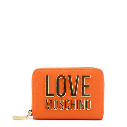 Love Moschino Metal Logo Orange Women's Wallet JC5613PP1GLI0450