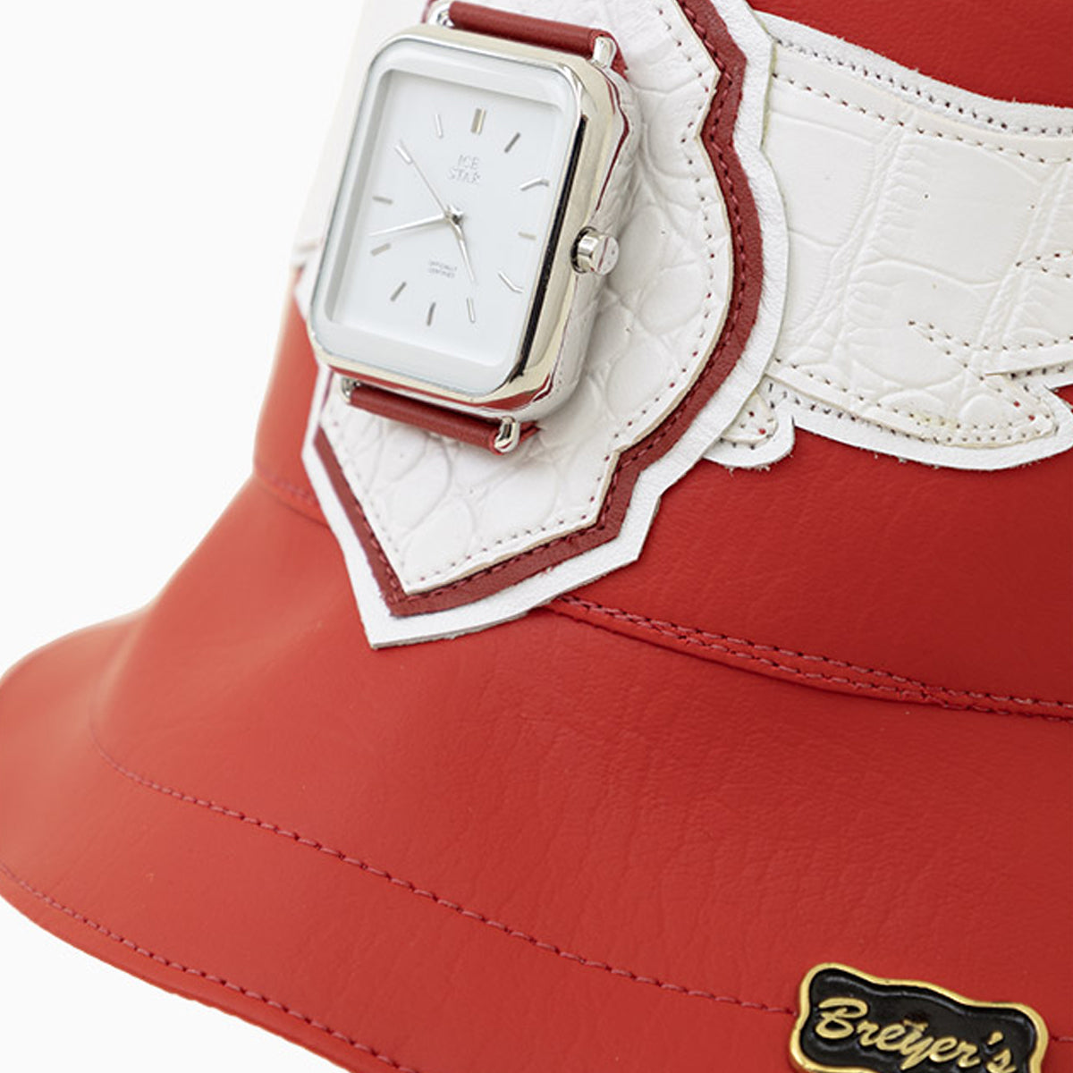 Breyer's Buck 50 Bucket Leather Watch  Hat