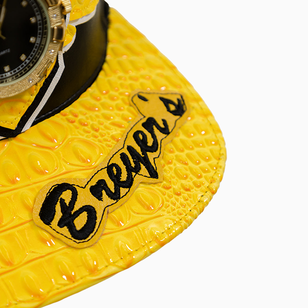 Breyer's Buck 50 Leather Watch Hat With Logo
