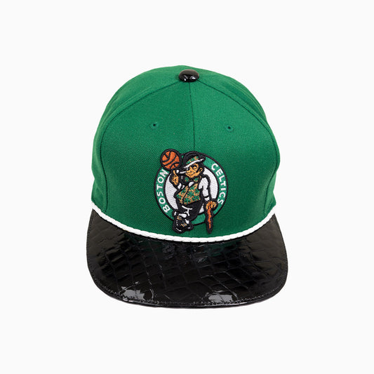 Breyer's Buck 50 Boston Celtics Hat With Leather Visor