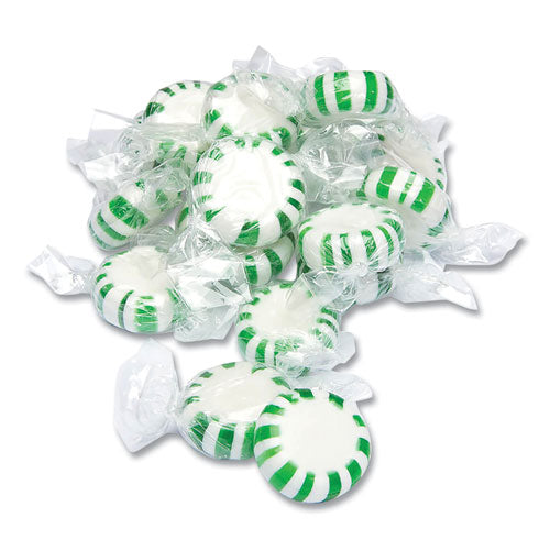Office Snax Candy Assortments, Spearmint Candy, 1 Lb Bag (OFX00655)