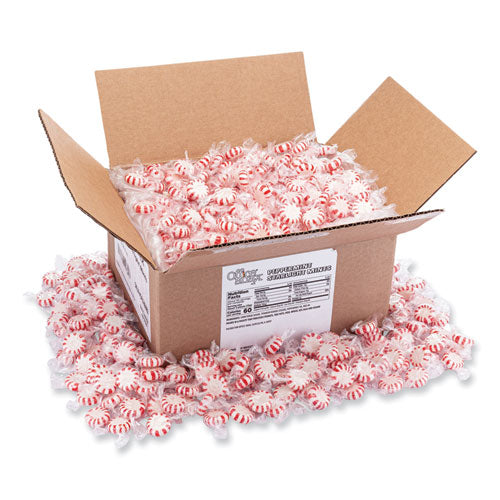 Office Snax Candy Assortments, Peppermint Candy, 5 Lb Box (OFX00662)