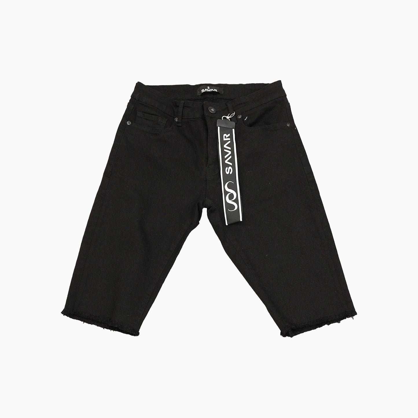Men's Basic Jet Black Shorts