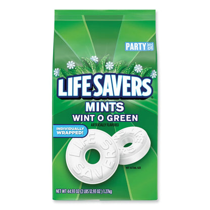 LifeSavers Hard Candy Mints, Wint-O-Green, 44.93 oz Bag, Party Size LFS21524