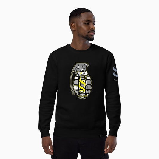 Men's Grenade Graphic Crew Neck Sweatshirt