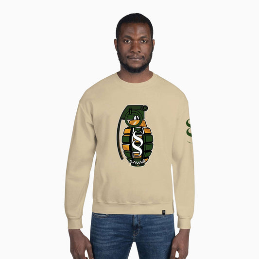 Men's Grenade Graphic Crew Neck Sweatshirt