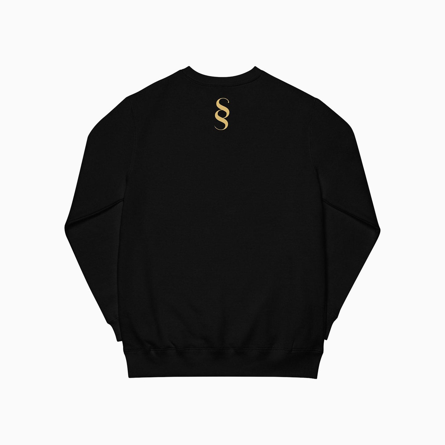 Men's Emblem Printed Black Sweatshirt