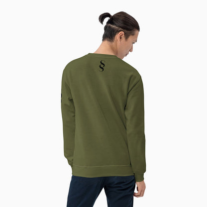 Men's Abstract Graphic Crew Neck Sweatshirt