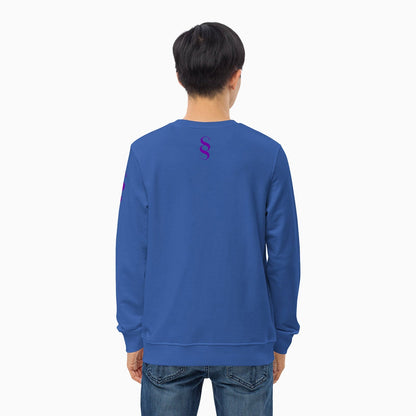 Men's Wings Graphic Royal Blue Sweatshirt